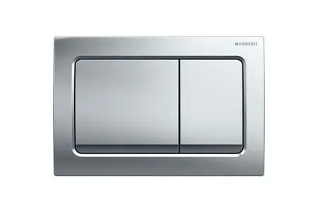 Alpha01 square flush plate chrome