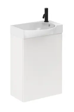 [4745Rc.A851747806] Bosco45 Basin & Unit Gloss White