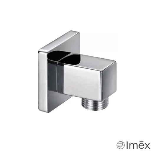 Shower Outlet Elbow Sq Imex◭Chr