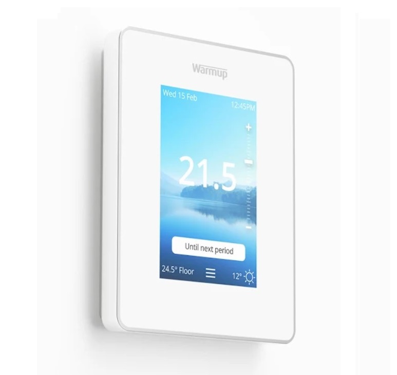 [18UETSTATW6ieBP] Warmup 6iE Bright Porcelain Tstat