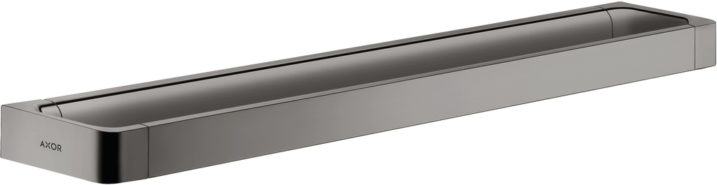 Single Towel Rail 600  Brushed Bronze
