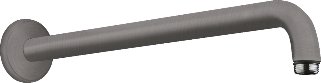 Shower Arm Wall 389 Brushed Black Chrome