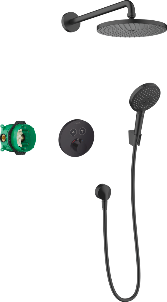Raindance S Shower Pack Matt Black