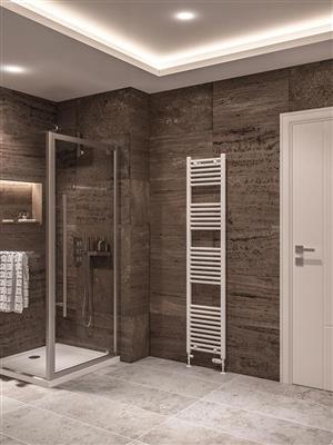 Wingrave 1800 x 400 Towel Rail Wh Gloss