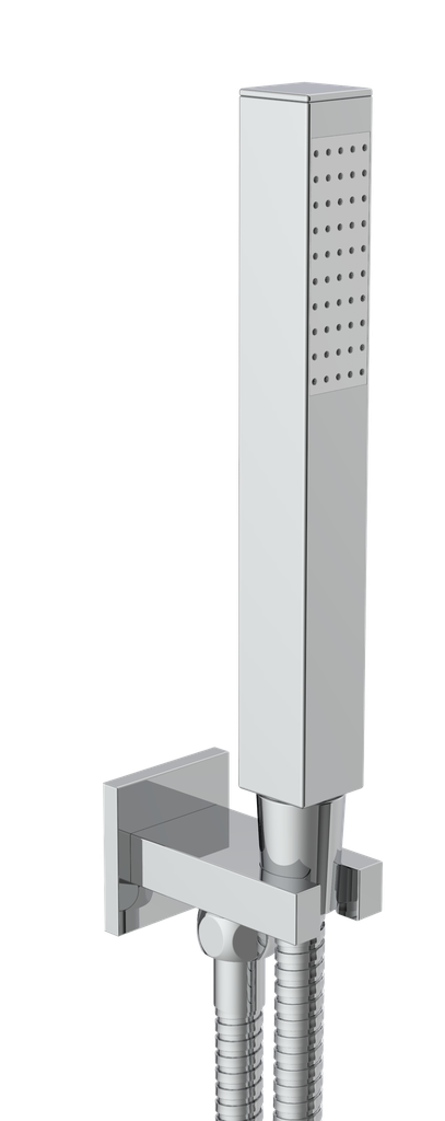 Square Outlet&Holder,Hose & Handshower Chrome