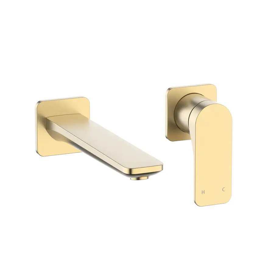Fuse Basin 2Hole Set Brushed Brass 