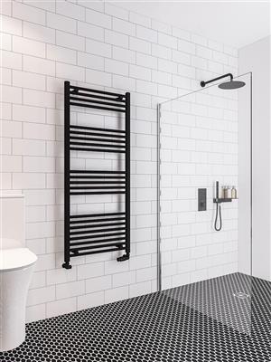 Wingrave 1400x600 Towel Rail Black