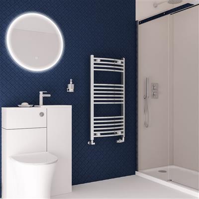Wingrave 1000x500 Towel Rail Curv Cp