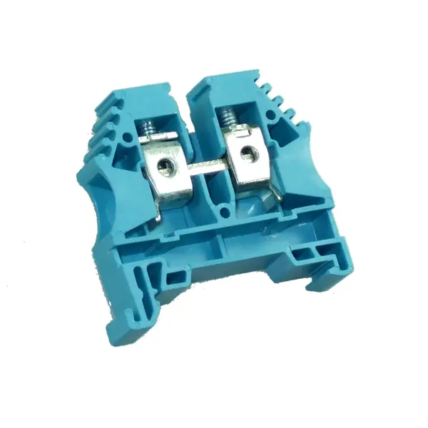 [271IM.er4BL] Imo Term Block Din Rail Blue Neut 4mm2 ER4BLUE Pack80