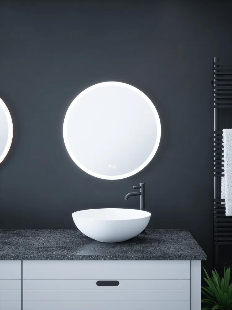 Sudbury 600 Round Led Mirror