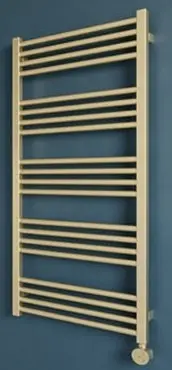 Mpro 1380x480 Electric Towel rail Brushed Brass