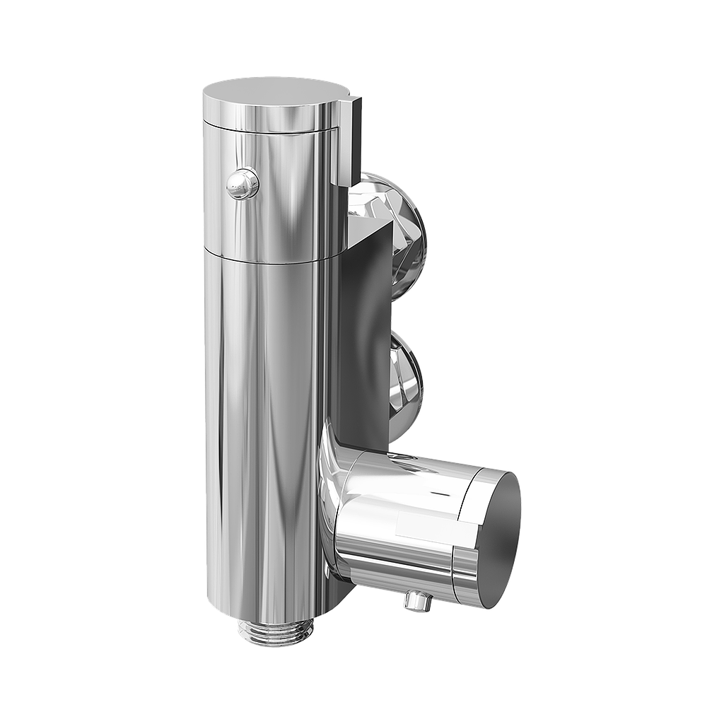 Douche Thermo Valve Verti Xc + KIT Black