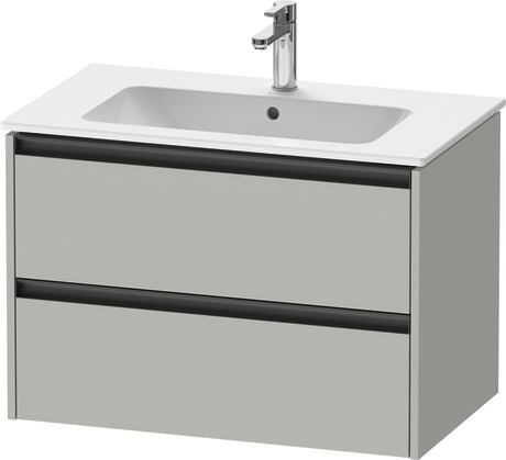 [4783Du.K2526300707] MeByS.830 Drawer2 =Ketho 810 Concrete Grey.