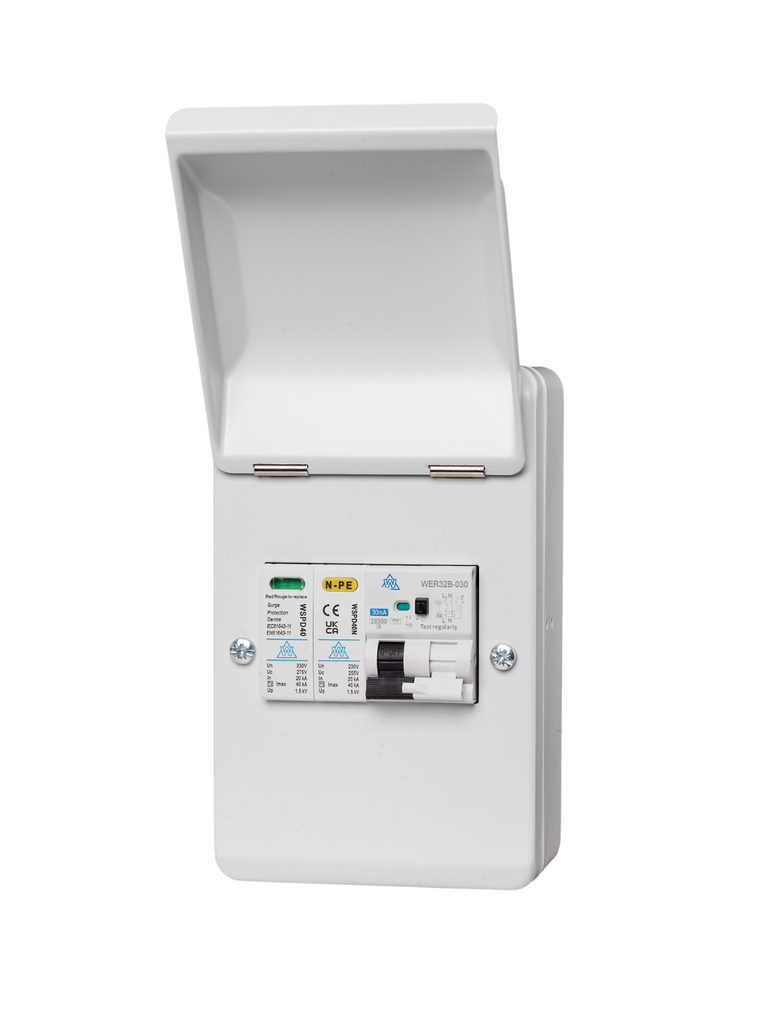 EvUnit SPD/RCD inc.40A mcb⨈WMRC40CSP