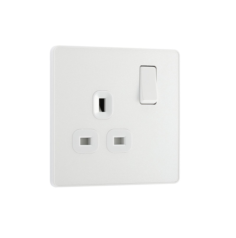 Evolve Socket 1g 13a Dp PearlWhite PCDCL21W-01