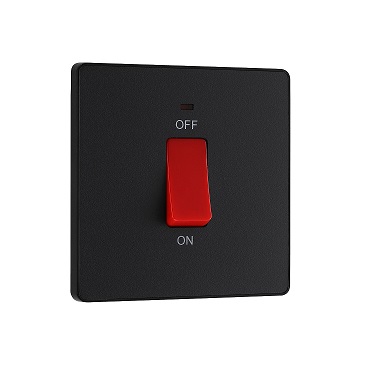 [25BVMB.54] Evolve Cooker Switch.Neo Matt Black PCDMB74B-01