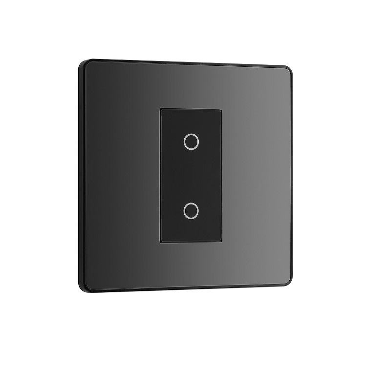 Evolve Touch Dimmer 1g Slave/Sec Led100w BlackChrome PCDBCTDS1B-01