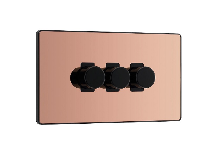 Evolve Dimmer 3g LED 5-100w Copper PCDCP83B-01