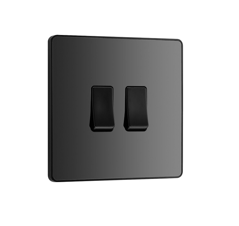 Evolve Switch 2g 2w BlackChrome PCDBC42B-01