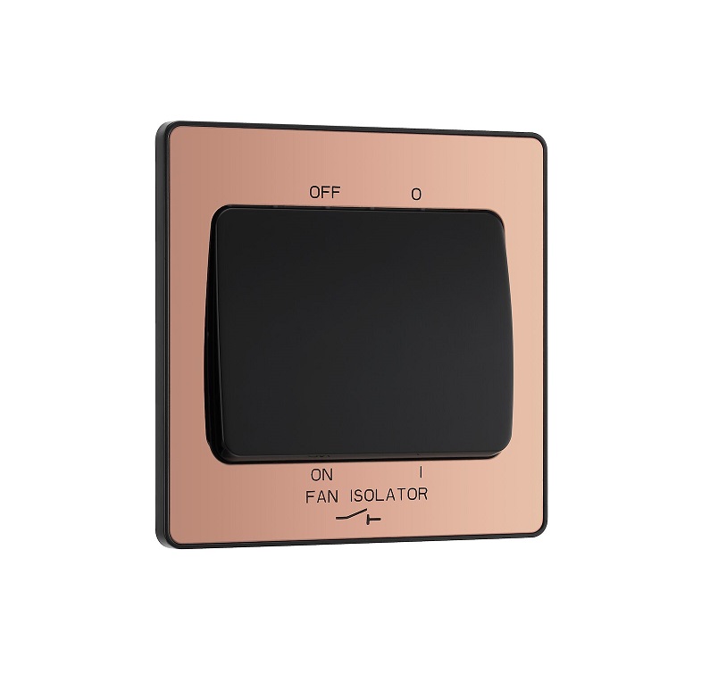 [25BVCP.1F] Evolve Fan Sw 3pole Copper PCDCP15B-01