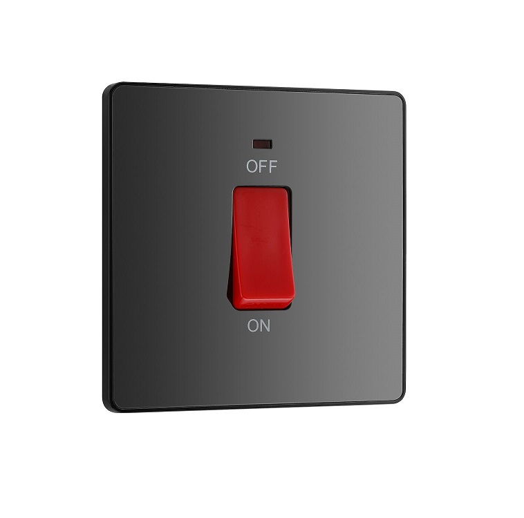 Evolve Cooker Switch.Neo BLk Chrome BC74B