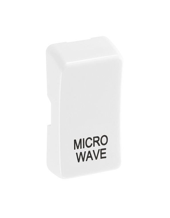 Evolve Grid Rocker Microwave White Bg RRMWPCDW