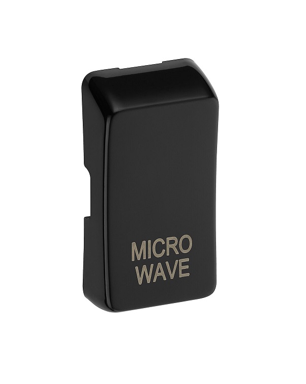 Evolve Grid Rocker Microwave Black Bg RRMWPCDB