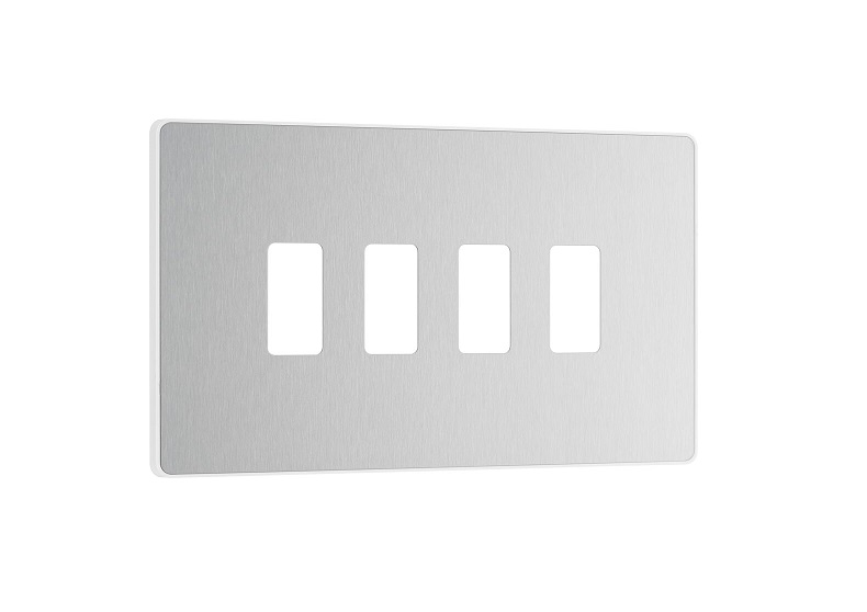 Evolve Grid 4g Bg Cover BrushSteel RPCDBS4W