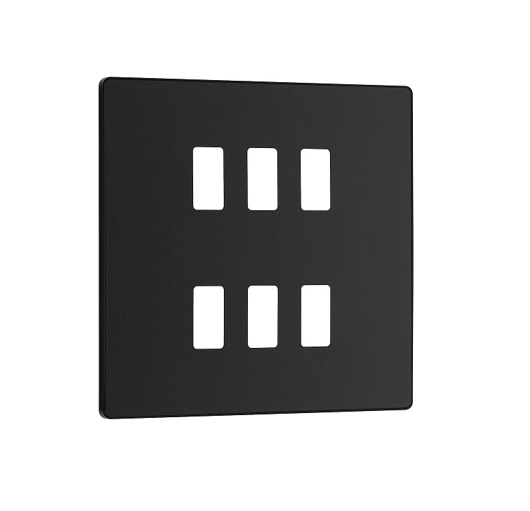 Evolve Grid 6g Bg 2row Cover Matt Black RPCDMB6B