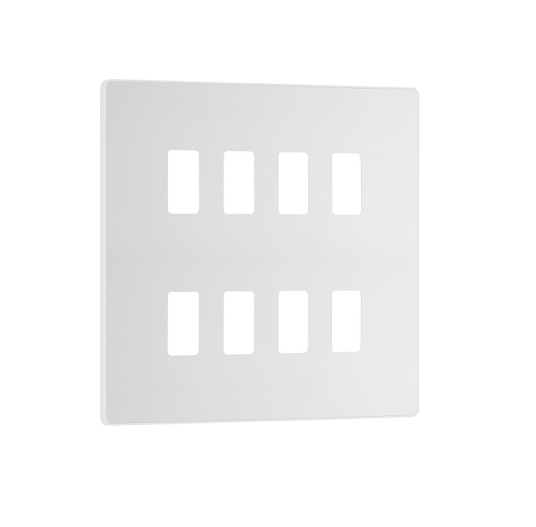 [25BVGPW.2x4] Evolve Grid 8g 2row.4 Cover PearlWhi RPCDCL8W-01