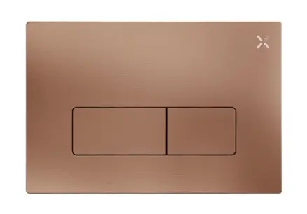 MikePro Toilet Flush Plate Brushed Bronze