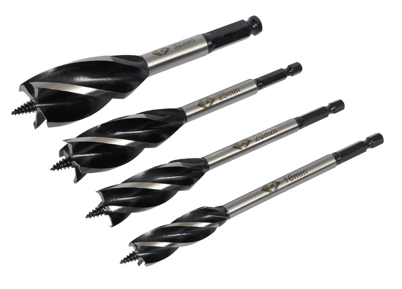 [95DFD.t2943s4] Ceka Fast Drill Bit T2943S4 SET 32mm/25/20/16