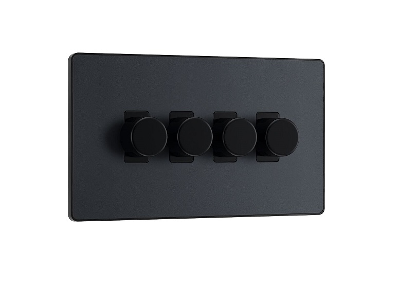 Evolve Dimmer 4g LED 5-100w MattGrey PCDMG84B-01