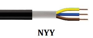 Flex 3c 4mm Hi-Tuff Nyy Outd 25m