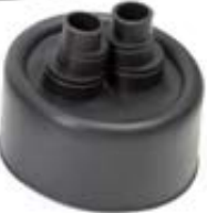 Rehau RauThermex Duo DN40/40 126mm EndCap Dual