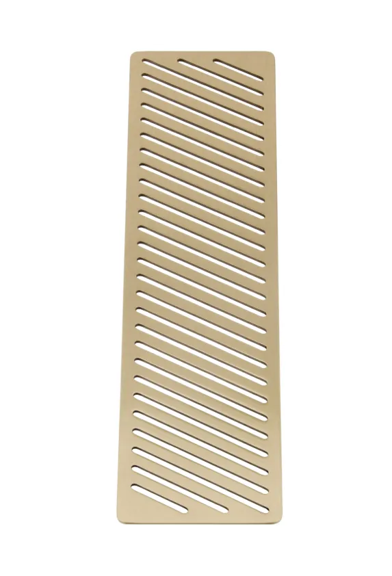 [43TrTm.G9016] Tm Linear Waste Cover BruBrass