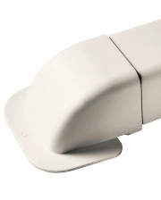 Trunking ASHP 140x80mm Wall Inlet 90d Ivory
