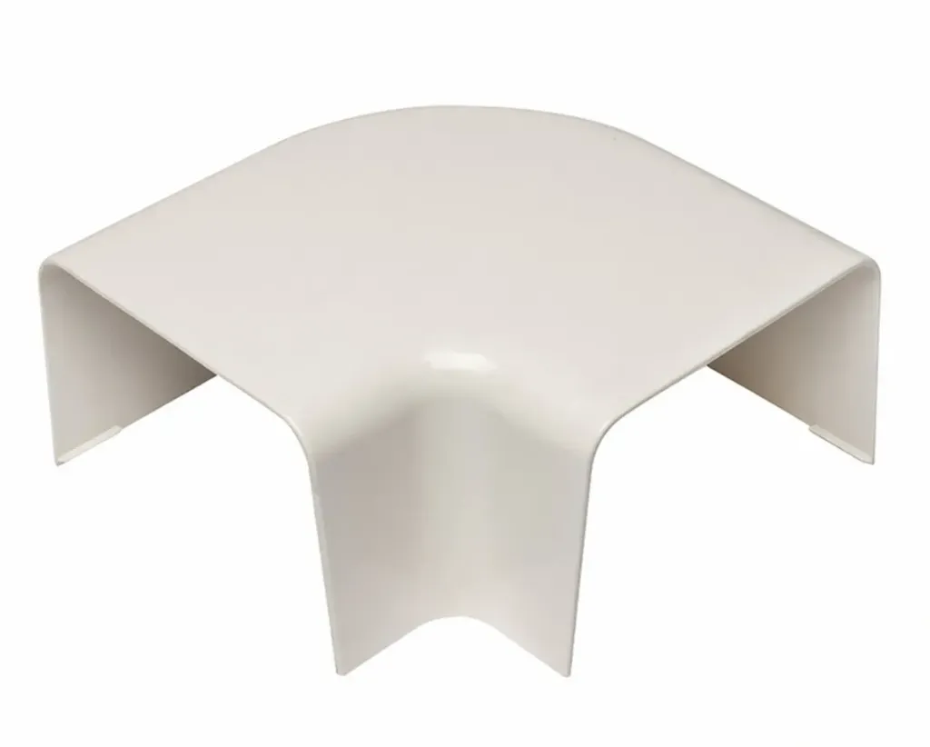 Trunking ASHP 140x80mm FLAT Bend Ivory