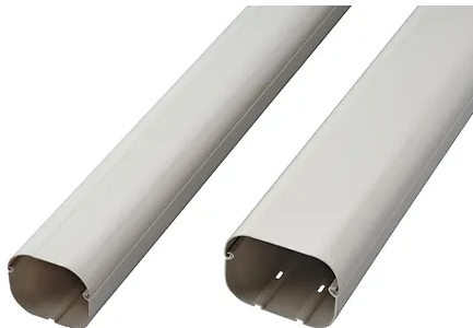 [22Z07W.2M] Trunking ACR 75mm 2m White Inaba