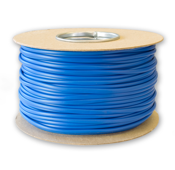 [23IS4BU,100] Sleeve 4mm Blue Reel 100m 