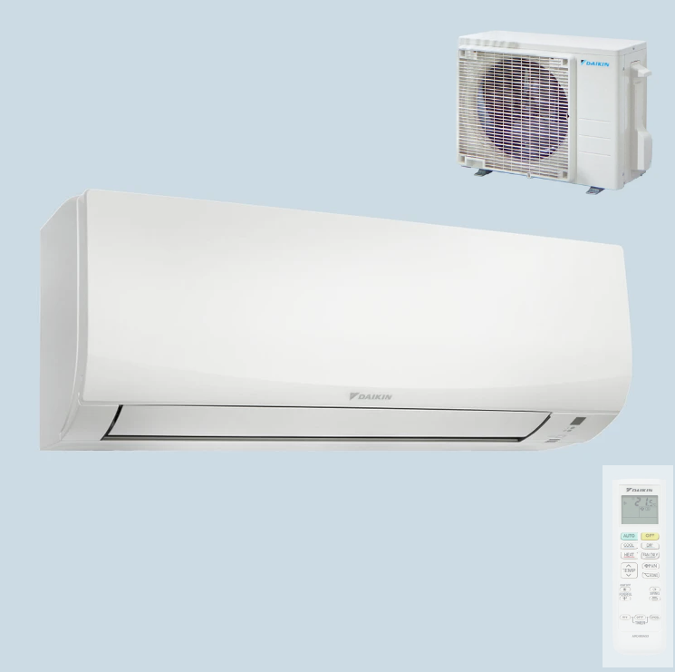 Daikin Sensira 2kw White System (Indoor+Outdoor) FTXF/RXF20 (1/4&3/8)