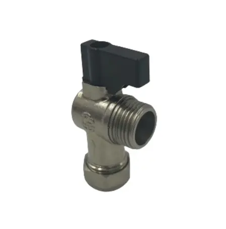 Isolation Valve 15x1/2" Mi Bend + Handle