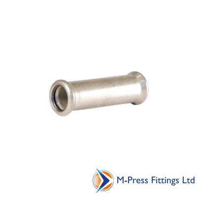 M Press SS 15mm Slip Coupler 120401515