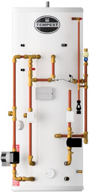 [14HP20050PP] TeLF 200L Heatpump Cyl with 50L Buffer Preplumb
