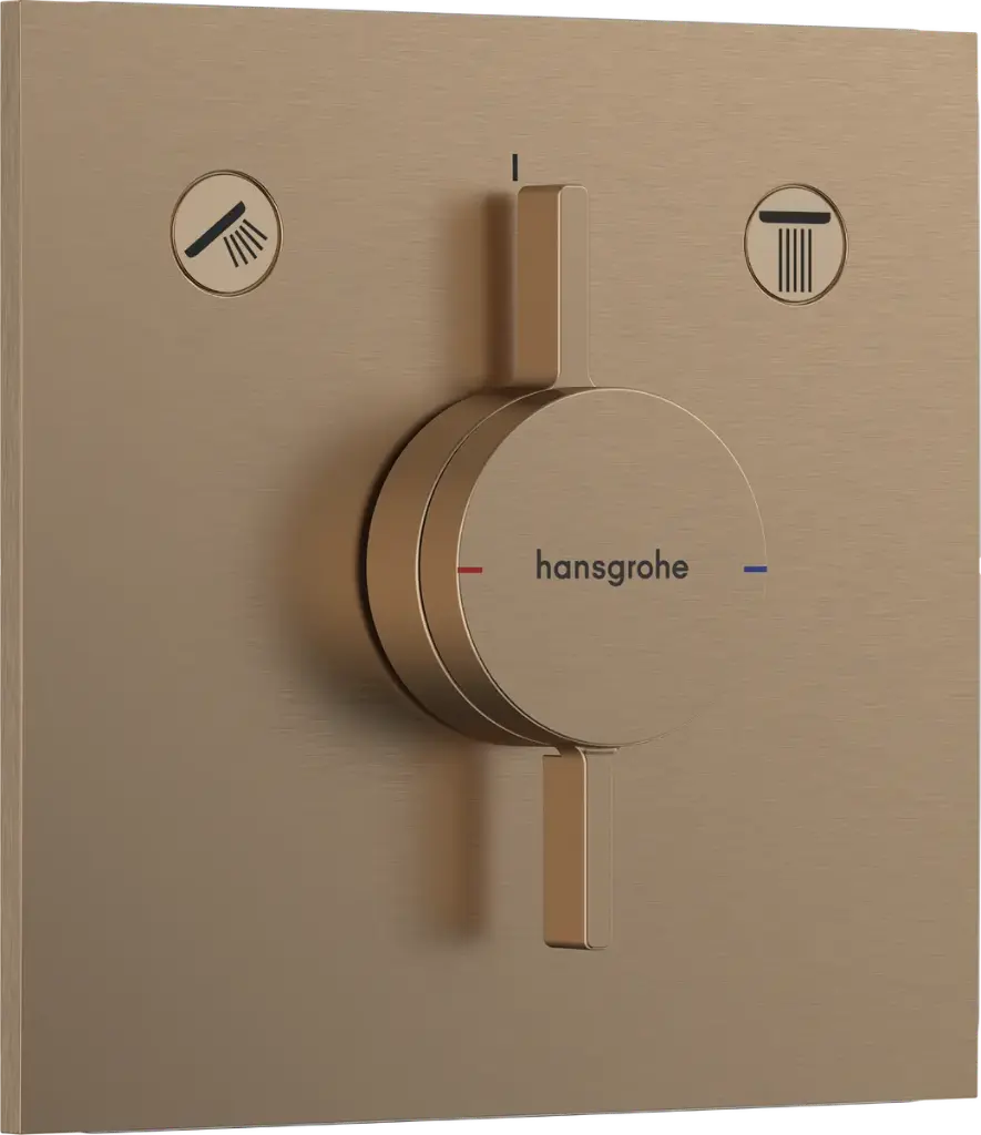 DuoTurn E Mixer Therm 2Way Brushed Bronze 