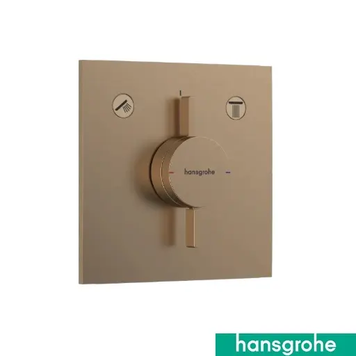 DuoTurn E Mixer Therm 2Way Brushed Bronze 