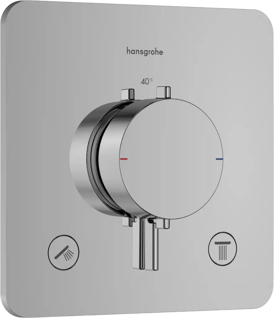Comfort Q Shower Mixer Therm 2Way Cp