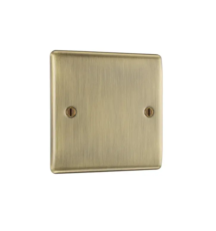 [25BDSAB.81] Blank 1g Bg AntBrass  Raisd NAB94-01