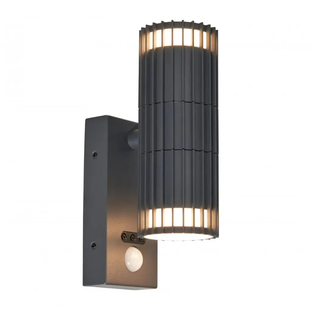 [29W2f.ZN44263BLK] Wall Cyl Muto UpDown Pir BK Frm