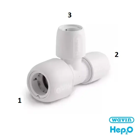 [11PK22FF15] HepKey 22 x 15 x 15 Centre & End Tee 